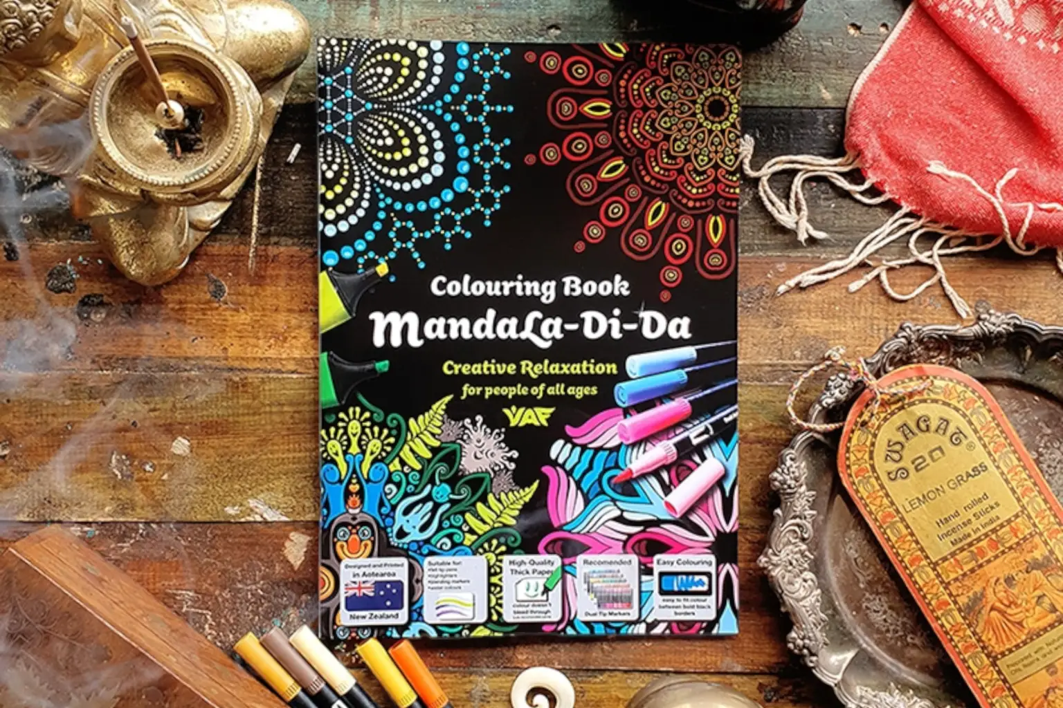 Mandala-Di-Da Colouring Book by Martin Kalabza