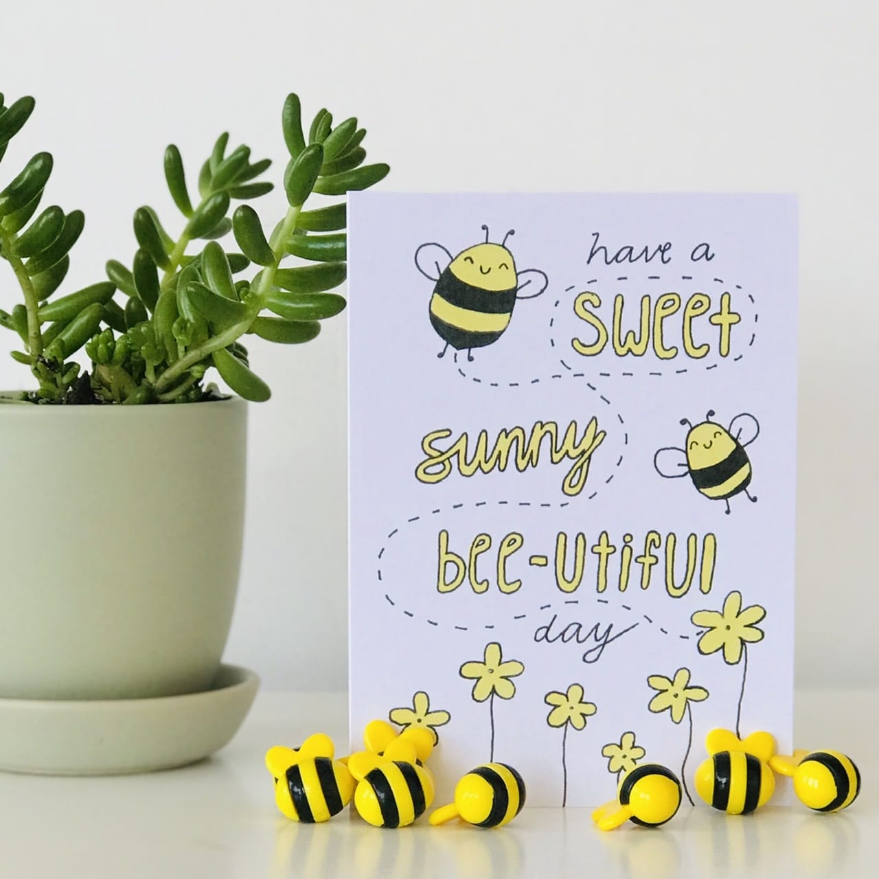 Have a Sweet, Sunny, Bee-utiful Day Card